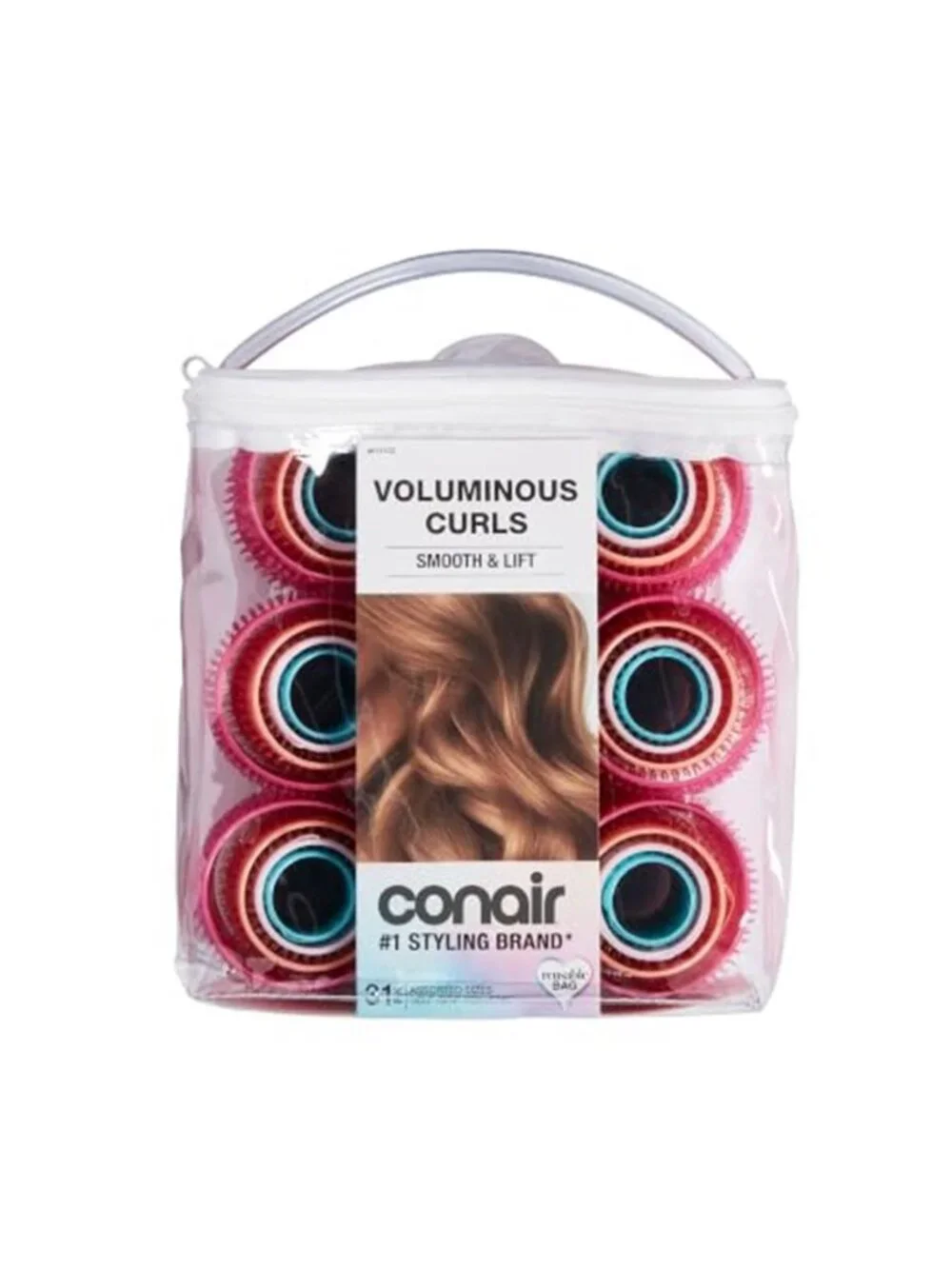 Self-Grip Hair Rollers, Velcro, 5 Sizes, 31 Count, Multicolor | Rollers
